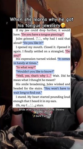 POV: Your husband has a special piercing... | BookTok, Villain Romance, Dark Romantasy, Why Choose