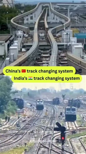 InfoSpark on Instagram: "Railway innovation—East vs. South Asia! China’s advanced tracks or India’s classic network? 🚄🇨🇳 vs 🚆🇮🇳 #trending #successstory #viral #motivation #inspiration #india #incredibleindia #makeinindia #RailwayComparison #TrainSystems #ChinaRailways #IndiaRailways #TechVsTradition #InnovationJourney #TrackChange #RailwayEngineering #GlobalTransport #AsiaTransit #ModernVsClassic #TrendingNow #TransportTech #InfrastructureMatters #DevelopmentStories #ViralTransit #WorldRai