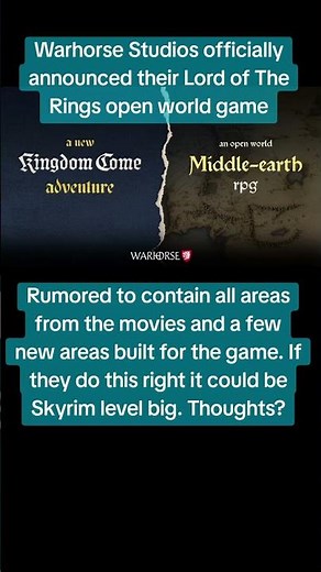 NEW Lord of the Rings Game Announced