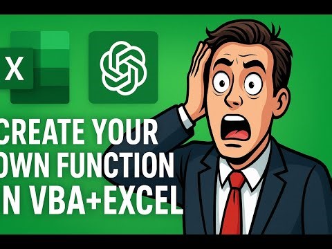 How to create your own function using VBA in Microsoft Excel‪@COMPUTEREXCELSOLUTION‬ #vba