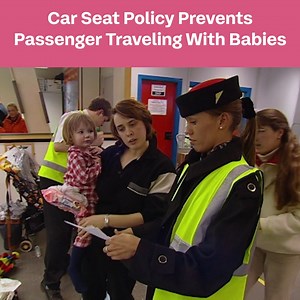 5.3M views · 45K reactions | The passenger was unaware that children under the age of two require a car seat or to sit on an adult's lap for safety reasons. #airline #airport #airline #travel | Our Stories | Facebook