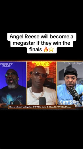 Angel Reese will become a megastar if they win the finals 🔥⭐️ @Nightcap #nightcap #angelreese #wnba #womenssports #jokerclips247