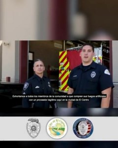 2.1K views · 40 reactions |  Fireworks Ordinance Notice The City of El Centro has amended the City Ordinance, Chapter 10, Article V, of the municipal code related to Fireworks. Effective immediately the new ordinance will be enforced to prevent the use of illegal fireworks. | El Centro Police Department | Facebook