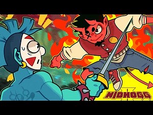 THE FUNNIEST FIGHTING GAME WE'VE EVER PLAYED!!! 😂 | Nidhogg II (w/ H2O Delirious)