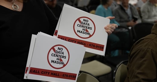 Mason residents pack city hall to oppose controversial data center ordinance