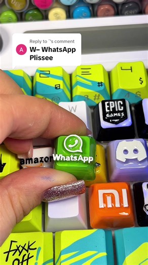 Creating a 3D Printed WhatsApp Logo from a Keyboard