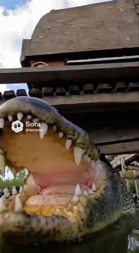 Homemade roller coaster over Alligator swamp is a BAD idea.