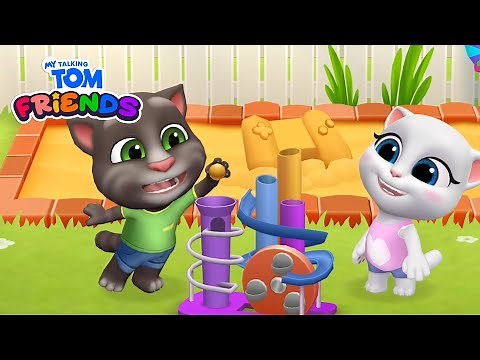 Tom and Angela Spend the Day Together 👯❤️ My Talking Tom Friends Gameplay 🎮