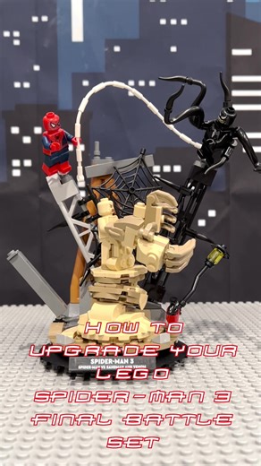 How to Upgrade Your LEGO Spider-Man 3 Set🕷️🕸️ #lego #spiderman #legospiderman #spiderman3 #marvel