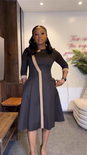 Restock alert❗️ Step into work in style with this stunning brown dress. Items descriptions : Corporate brown dress with nude highlights UK Size: 8-16 Price: 98,500 Naira Model’s Size: UK 10 Model’s height: 5ft8 Model’s statistics: Bust/waist/hips- 34/30/42 To order; 🌸 Send us a DM, 🌸Click the link in our bio or 🌸Visit our store. . . . #stylespaceafrica #workwearinspo #workwear #workwearstyle #stylespaceafrica #browndress #workdress | Style Space Africa