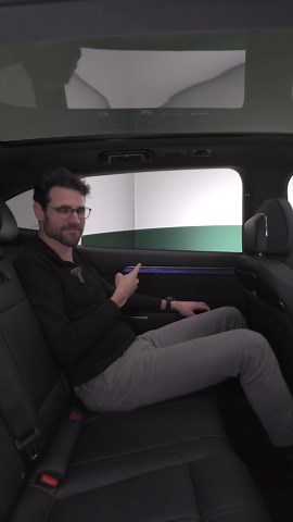 Rear Door Shade with Double Panels