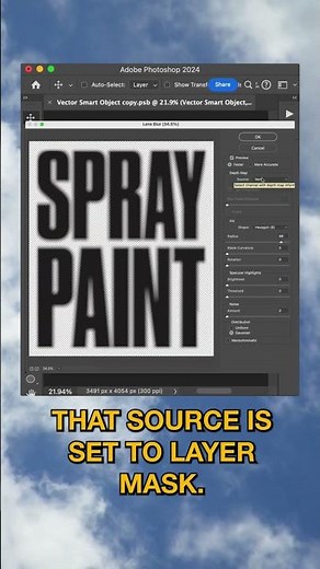 How to Get a Spray Paint Effect in Adobe Photoshop #photoshoptutorial #graphicdesign #graphictips