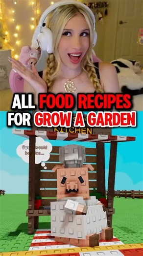 Lana Rae on Instagram: "I Hope This “TUTORIAL” for GROW A GARDEN “FOOD RECIPES” Helps! 🍕"