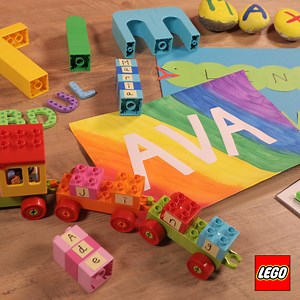 345K views · 2.7K shares | 7 fun ways to help kids learn their name - so simple! | LEGO Family | Facebook