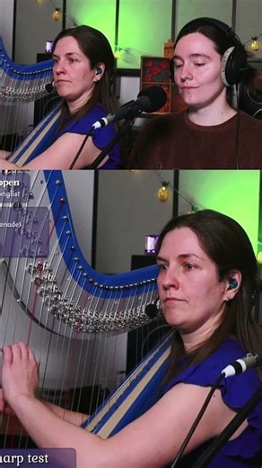 Schubert Serenade with harp live on Twitch