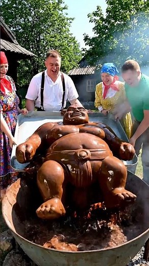 SUMO Chocolate Kebab ! When Village Life Gets Unexpected 🍫😂
