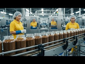 Inside a High-Speed Instant Coffee Factory: From Roasted Beans to Granules in Minutes