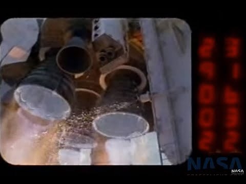 Shuttle SSME (RS-25D) QuVIS 8mm Super Slow Mo Ignition and launch