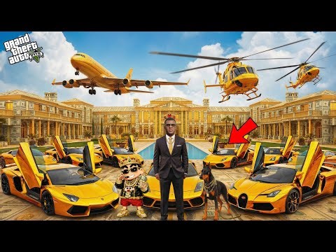 GTA V : Franklin And Shinchan Won The Biggest Jackpot Lottery Prize In GTA 5 Telugu |#gta5