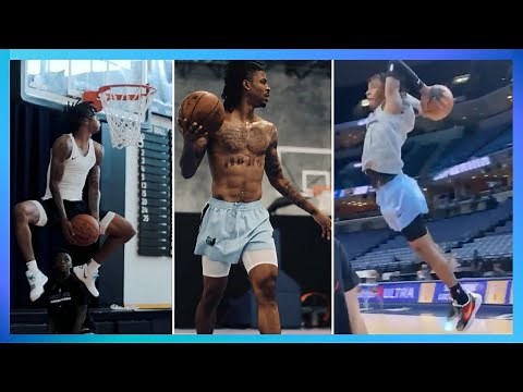 Ja Morant WORKOUT drills SHOW 👿