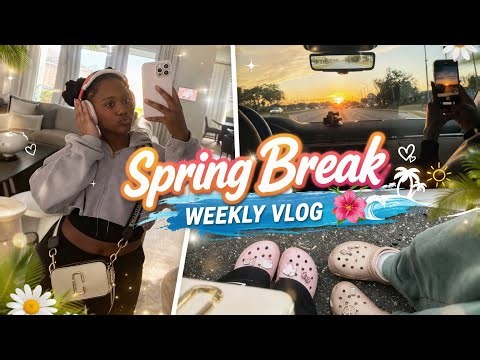 REALISTIC Spring Break Weekly Vlog!! 💐🌻 | GRWM, Shopping, Chill Days In My Life |