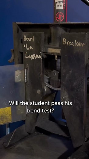 Welding Bend Test: Will the Student Pass?