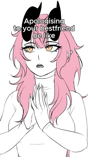 Sorry not sorry 🫣 #meme #animation #bestfriend #art #relatable