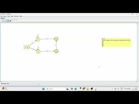 Simulation of DFA using JFLAP