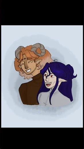 Coloring my OCs | #originalcharacter #fanart #art #ocs #book #vampire #mage #ram