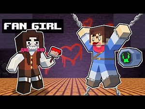Steve And G.U.I.D.O Have a CRAZY FAN GIRL In Minecraft!