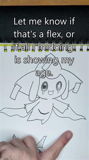 Pokemon Doodles: Jirachi #pokemon #drawing #Jirachi #traditionalart #art #fanart