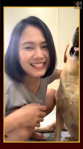 Dog Chasing Woman Around 🐶🤣 Cute Fun Ever!