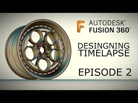Custom Wheel Design Ep.2 | Fusion 360 Timelapse