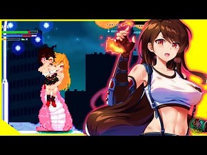 Echidna Wars dx Tifa LockHart Stage 1 gameplay
