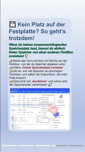 Nicht zugeordneter Speicher in Windows 10/11? 😩 So bekommst du den Platz endlich zurück! ⚡#pc #tips