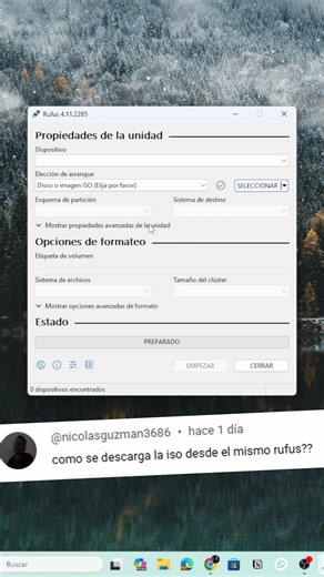 Descargar ISO de Windows nunca fue tan seguro y fácil.  Con Rufus puedes obtener la ISO directamente de los servidores de Microsoft, sin riesgos y lista para crear tu USB booteable. ⚙️ ¿Conocías este truco?  #Rufus #Windows #TutorialTecnología #TechTips #Informática #SeguridadDigital #ISO #USB #InstalarWindows #TIC #TecnologíaParaTodos #AprendeConmigo #TechEnEspañol | InsideTech | Facebook