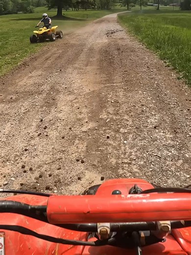 Two Quads, Two Wheelies! Check out these ATV riders popping wheelies, one after another, towards each other! #fullthrottleatvaction #gopro #sendit #fun #atv #honda #400ex #250ex #recon #offroad #stunt #skills #quads #ATVriding #TrailRiding #ATVlife #Outdoors