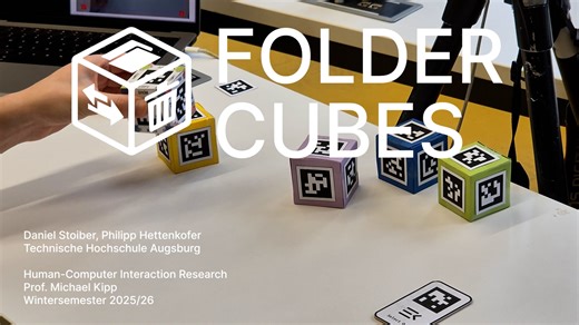 FOLDERCUBES – Tangible File Transfer