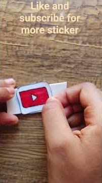 #youtube logo sticker #art #fypシ 🌸