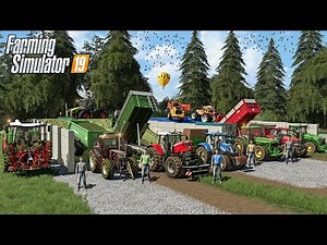 XXL Silage Harvest 1.000.000 (10 players) | Multiplayer Farming Simulator 19 | La Baume