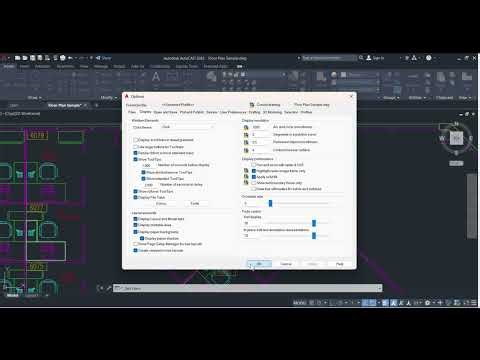To change display color theme _ Autocad