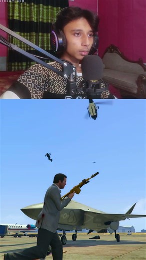 GTA 5 Military Base Plane Heist! 😱✈️ | Military Plane Heist #gta5 #gta #gaming #hidengamerz