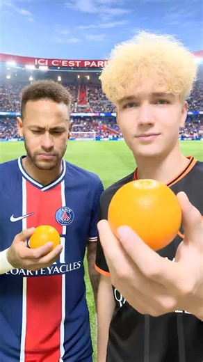 Can I Juggle An Orange More Than Neymar? 🍊🥶 #shorts