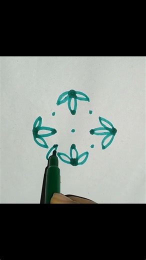 Easy Simple Rangoli designs for beginners