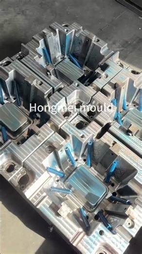 plastic rattan hollow storage basket mould/samll box injection mold #basket #mold #cnc #moldebase