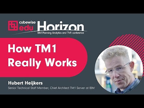 How TM1 Really Works, presented by Hubert Heijkers