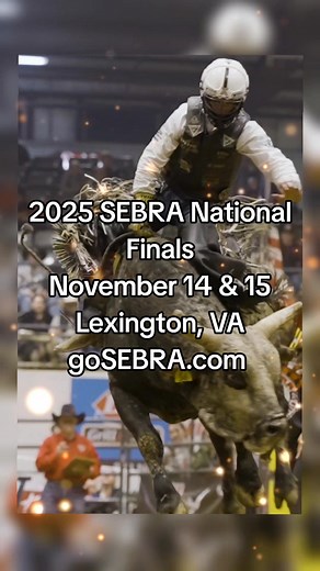 98 reactions · 40 shares | Hey SEBRA Bull Riding and Barrel Racing Fans! Get your discounted tickets  on goSEBRA.com while they last! You'll save $10 per ticket if you get them before the doors open on Friday night at 6pm!!! Lexington, VA is where it'll all go down! Come watch the National Champions get crowned! SEBRA National Finals Rodeo SEBRA's Ultimate Cowboy Christmas | SEBRA Bull Riding and Barrel Racing | Facebook