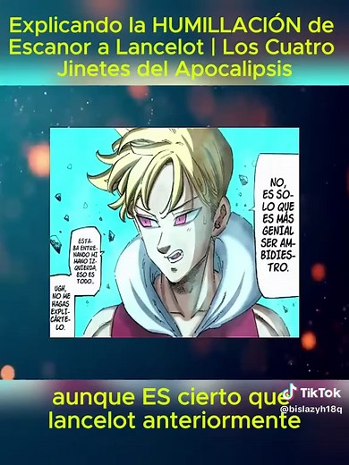 Explicando la HUMILLACIÓN de Escanor a Lancelot Los Cuatro Jinetes del Apocalipsis_01 #Escanor #Lancelot #MokushirokuNoYonkishi #NanatsuNoTaizai#LosCuatroJinetesDelApocalipsis