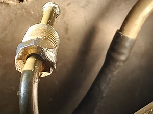 How would you fix this brake line fitting?