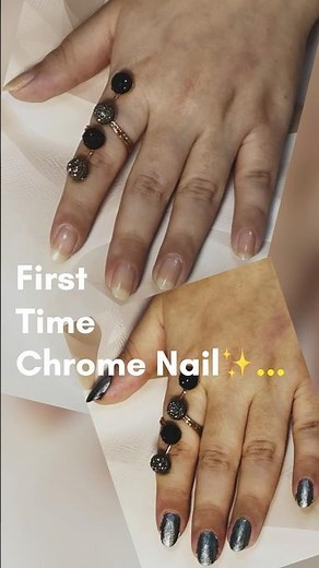 Trying Chrome Nail Powder for the FIRST Time 💅 | Easy At-Home Chrome Nails